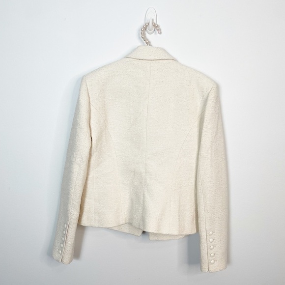 L’AGENCE Brooke Double Breasted Crop Blazer Jacket - Picture 3 of 6